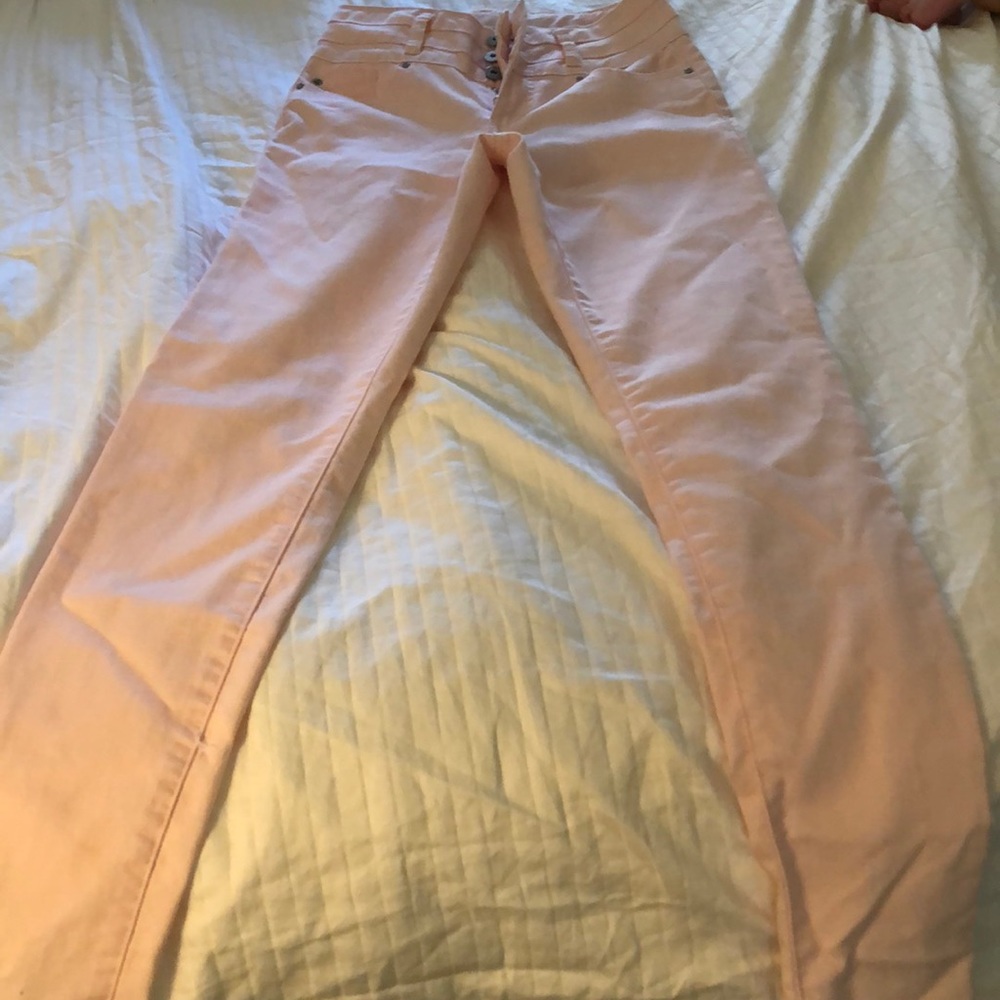 Blue Spice baby pink jeans